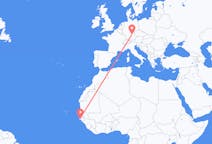 Flyrejser fra Ziguinchor, Senegal til Nürnberg, Tyskland
