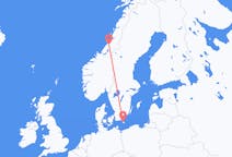 Flights from Namsos, Norway to Bornholm, Denmark