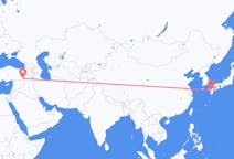Flyreiser fra Kumamoto, Japan til Mardin, Tyrkia