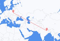 Flyreiser fra Patna, India til Lublin, Polen