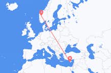 Flyrejser fra Sogndal til Pafos