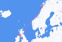 Flights from Belfast, Northern Ireland to Bodø, Norway