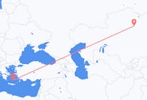 Vols de Noursoultan, le Kazakhstan pour Santorin, Grèce