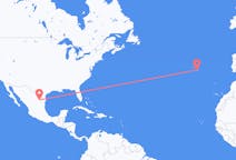 Flyreiser fra Monterrey, Mexico til Ponta Delgada, Portugal