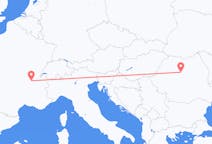 Flyreiser fra Târgu Mureș, Romania til Lyon, Frankrike