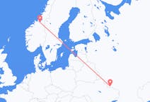 Flights from Belgorod, Russia to Trondheim, Norway