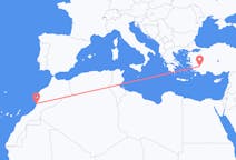 Flights from Agadir, Morocco to Denizli, Turkey
