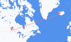 Flyreiser fra Brandon, Canada til Reykjavik, Island