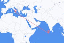 Flug frá Malé, Maldíveyjum til Reggio Calabria, Ítalíu