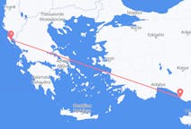 Flights from Gazipaşa, Turkey to Corfu, Greece