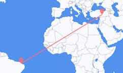 Flyreiser fra Aracati, Brasil til Malatya, Tyrkia