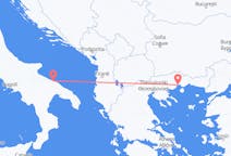 ギリシャのから カヴァラ、イタリアのへ バーリフライト