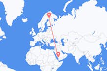 Flights from Abha to Rovaniemi