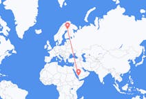 Flights from Abha to Rovaniemi