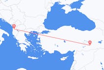 Flyreiser fra Tirana, til Diyarbakir