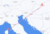Flights from Budapest to Bastia