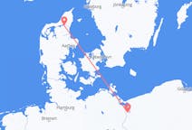 Flights from Szczecin in Poland to Aalborg in Denmark