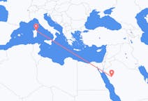 Flights from Al-`Ula, Saudi Arabia to Olbia, Italy
