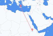 Flyreiser fra Gonder, Etiopia til Iraklio, Hellas