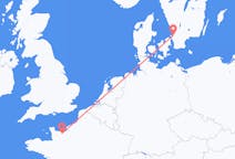 出发地 法国卡昂目的地 瑞典Angelholm的航班