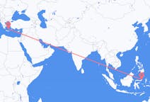 Flyreiser fra Manado, Indonesia til Santorini, Hellas