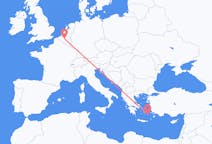 Flyg från Bryssel, Belgien till Astypalaia, Grekland