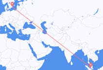 Flyreiser fra Kuala Lumpur, Malaysia til Kalmar, Sverige