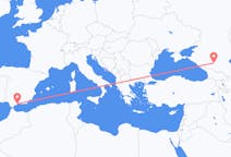 Flyreiser fra Mineralnye Vody, Russland til Málaga, Spania