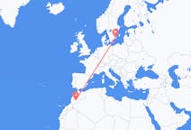 Flights from Ouarzazate, Morocco to Kalmar, Sweden