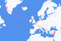 Flights from Hatay Province, Turkey to Nuuk, Greenland