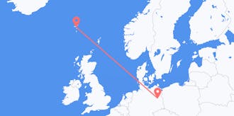 Flights from Faroe Islands to Germany