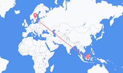 Flights from Banjarmasin, Indonesia to Örebro, Sweden