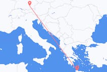 Vluchten van Chania, Griekenland naar München, Duitsland
