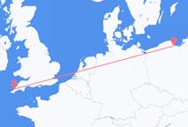 Flights from Gdańsk, Poland to Newquay, the United Kingdom