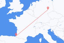 Flyreiser fra Leipzig, Tyskland til Biarritz, Frankrike