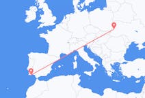Vluchten van Lviv, Oekraïne naar Faro, Napoli, Portugal
