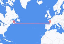 Flyrejser fra Halifax, Canada til Bordeaux, Frankrig