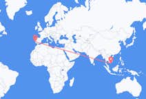 Flyreiser fra Côn Sơn Island, Vietnam til Lisboa, Portugal