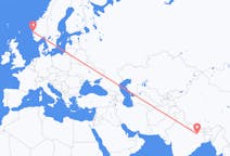 Flyreiser fra Patna, India til Bergen, Norge
