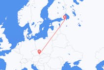 Fly fra Sankt Petersborg til Brno
