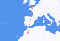 Flights from Zagora to Rennes