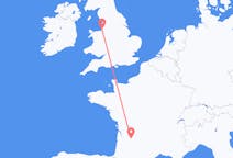 Flights from Liverpool, England to Bergerac, France