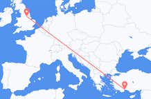 Flyreiser fra Doncaster, England til Antalya, Tyrkia