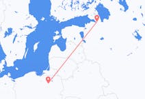 Flyrejser fra Sankt Petersborg, Rusland til Szczytno, Polen