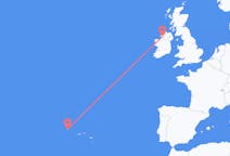 Flights from Donegal, Ireland to Flores Island, Portugal