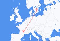 Flights from Rodez, France to Växjö, Sweden