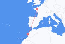 Flyg från Agadir till Nantes