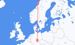 Loty z miasta Namsos do miasta Norymberga