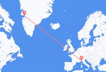 Flights from Genoa, Italy to Ilulissat, Greenland