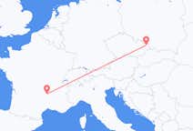 Flyrejser fra Le Puy-en-Velay, Frankrig til Ostrava, Tjekkiet